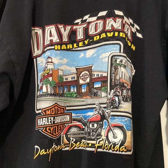 Harley Davidson Shirt Daytona Beach Large - Picture 7 of 15